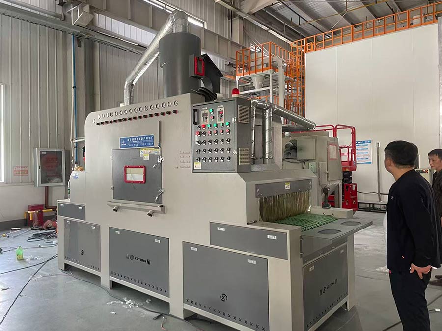 伟德国际1946bv官网品牌输送式自动喷砂机设备